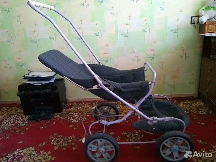 Большая детская коляска, для детей до 5 лет