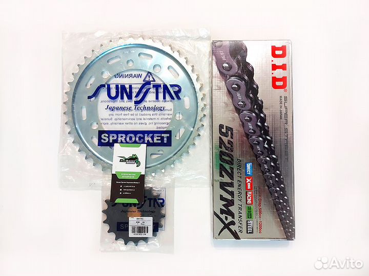 Цепь и звезды на Yamaha XJ6 Diversion 2009-2016