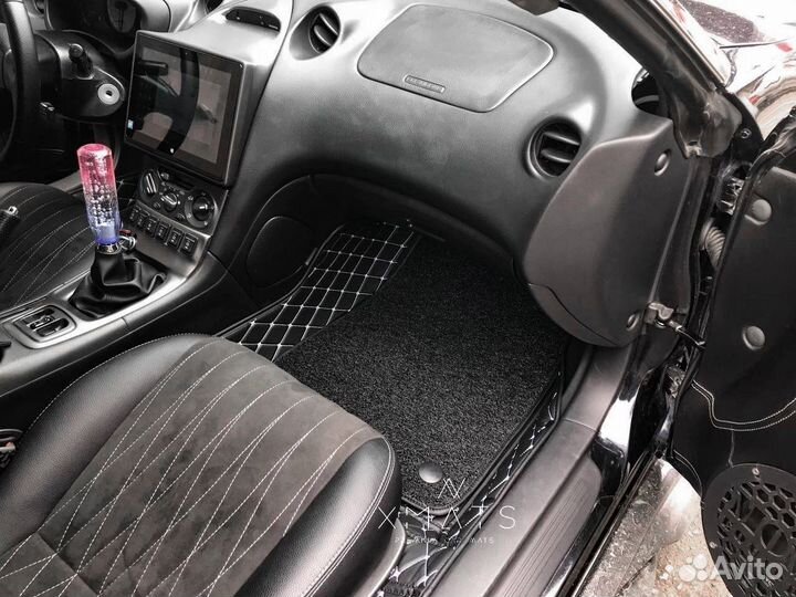 3D коврики из экокожи для Toyota Celica T230