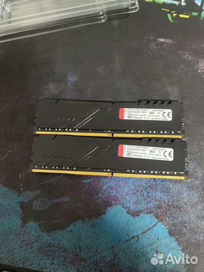 Оперативная память ddr4 hyperx fury 8gb