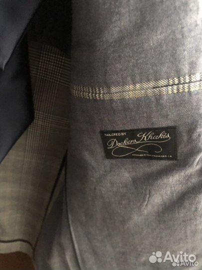 Пиджак мужской, новый,хлопок, лен, рамер L