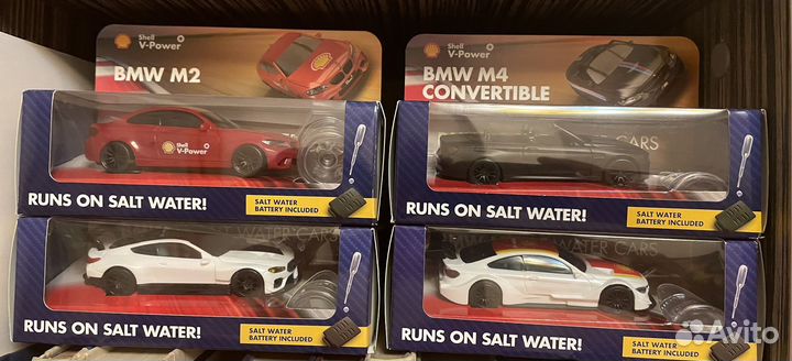 Коллекция полная из 4 машинок Shell BMW