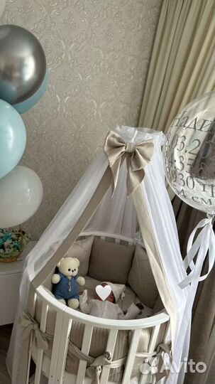 Матрас детский круглый диаметр 75