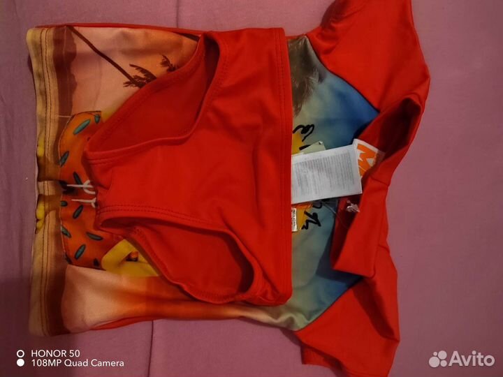 Купальный костюм для мальчика 74-80