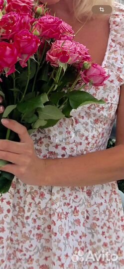 Летнее платье на миниатюрную девушку XS