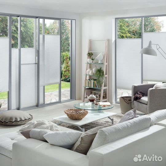 Шторы плиссе и гофре на окно