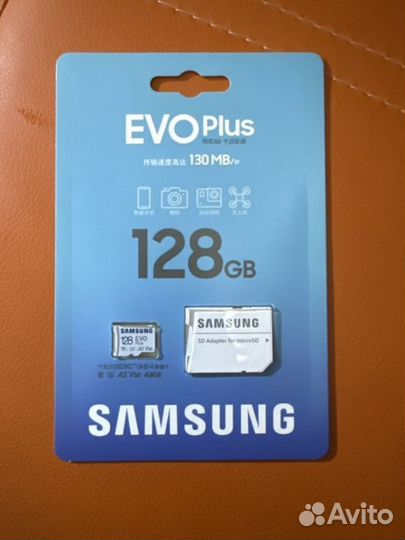 Карта памяти Samsung Evo Plus 64/128/256+адаптер