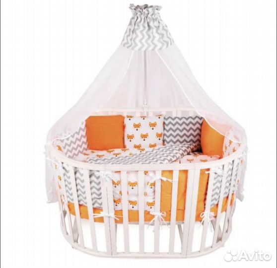 Бортики в детскую кроватку