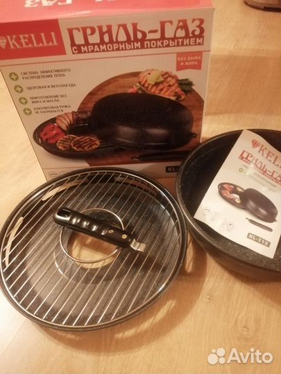 Гриль-газ с мраморный покрытием