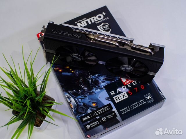 Видеокарта Sapphire AMD Radeon RX 570 Nitro+ 4Гб