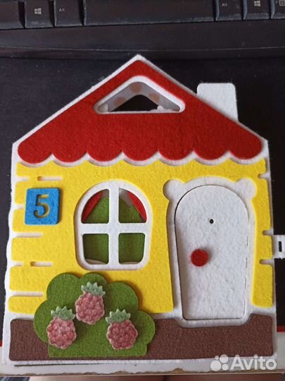 Домик из фетра с куклами Лол