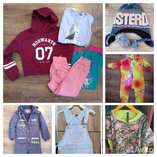 Пакет одежды на девочку 140-146