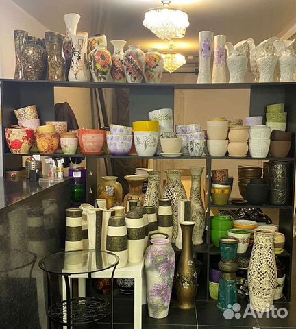 Ваза напольная керамическая, горшки для цветов