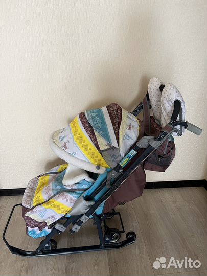 Коляска санки Ника кидс