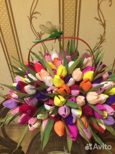 Букеты из конфет, фудбукеты, цветы