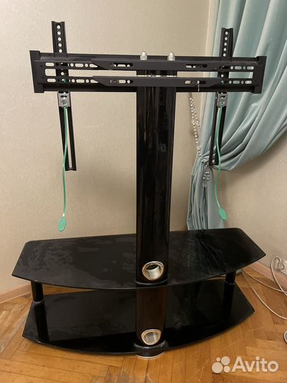 Стеклянная тумба под тв телевизор