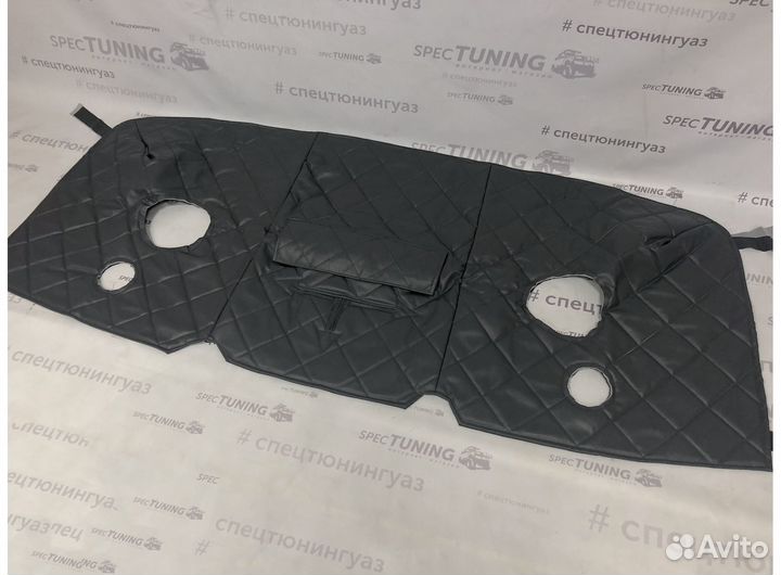 Утеплитель лобовой УАЗ 452 Буханка серый ромб