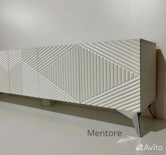 Тумба тв Bravo в белом цвете (конструктор)