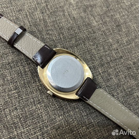 Часы СССР Ракета Вернисаж позолоченные