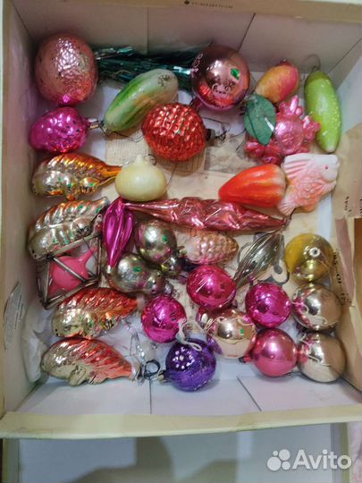 Новогодние игрушки СССР советские