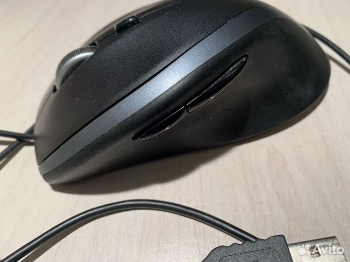 Мышь проводная Logitech M500 чёрный