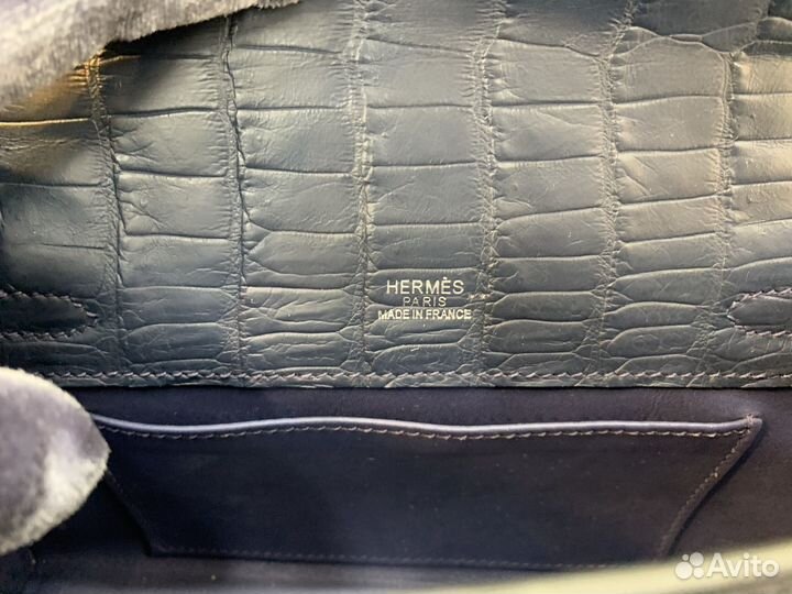 Сумка Hermes Kelly Pochette 22 Dark Blue