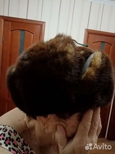 Мужская шапка норковая