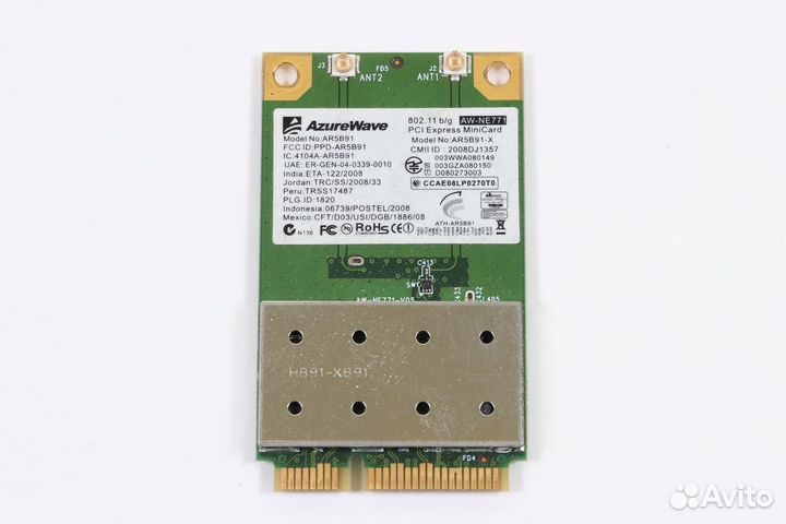 Wi-Fi PCI-E mini-card AW-NE771 б/у