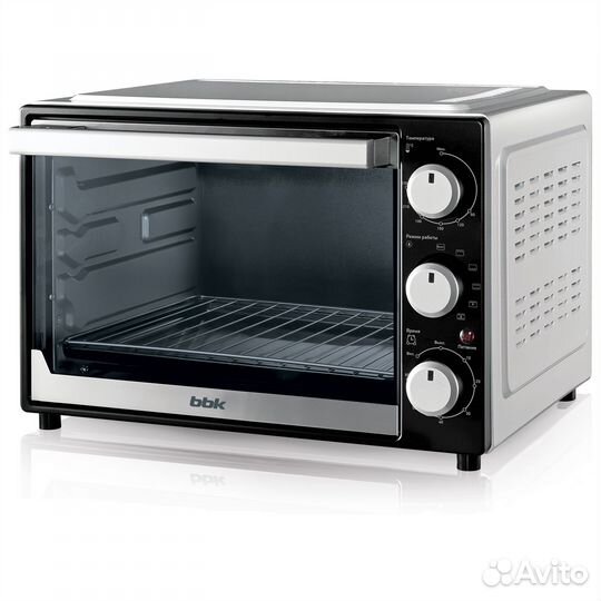 Мини-печь BBK 30 литров серебристый