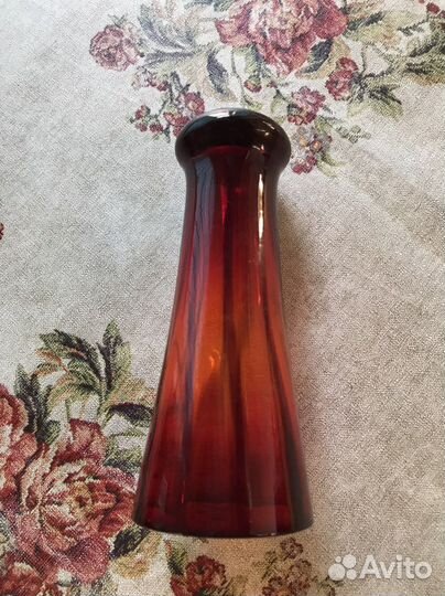 Ваза цветное стекло СССР