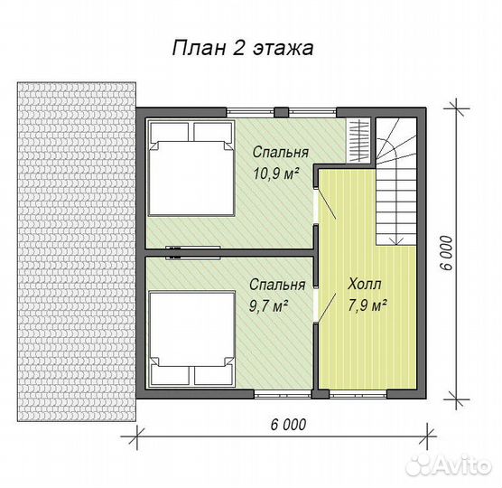 Строительство каркасного дома 6 на 8