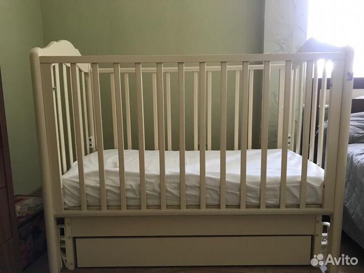 Кроватка Гандылян «Анастасия» с матрасом