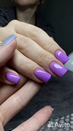 Комбинированный маникюр, снятие, коррекция длины