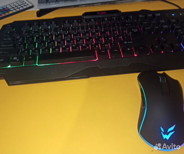 Игровая клавиатура Rush SBK-308G-K мембранная