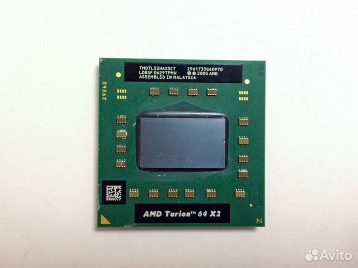 Процессор ноутбука AMD Turion 64 X2