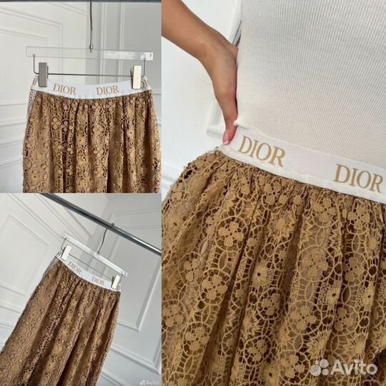 Dior кружевные юбки 42/48