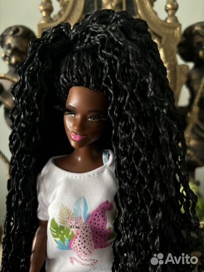 Кукла барби афро темнокожая