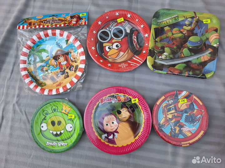 Тарелки детские для праздника