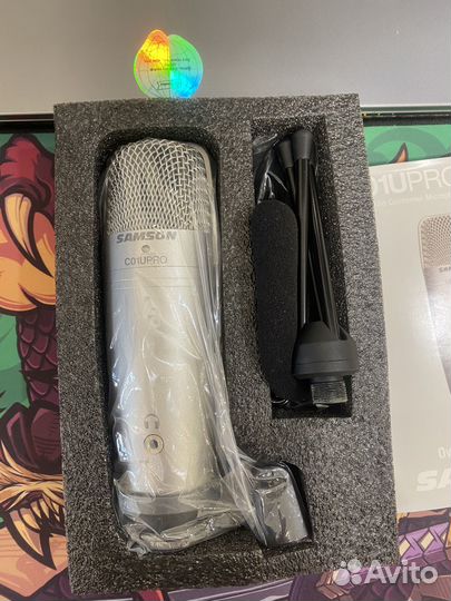 Конденсаторный USB микрофон Samson C01U PRO