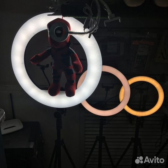 Кольцевая лампа 26 - 54см / штатив 2.1м