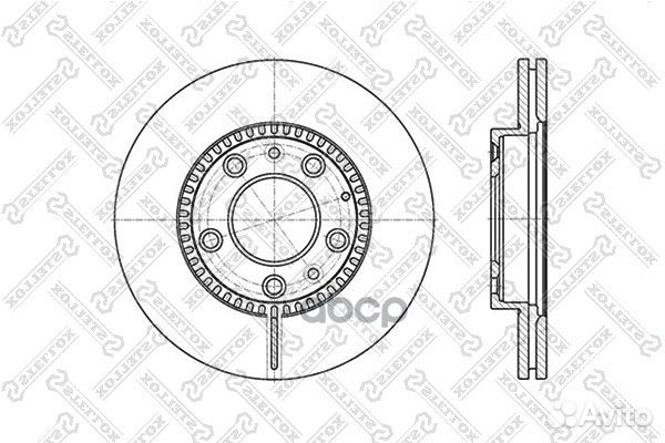 6020-3241V-SX диск тормозной передний Mazda 32