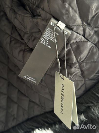 Balenciaga Faux Fur Jacket куртка