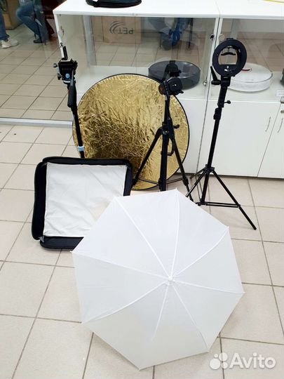 Штатив трипод монопод софтбокс для фотостудии