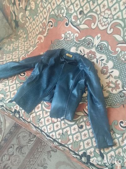 Genuine leather куртка