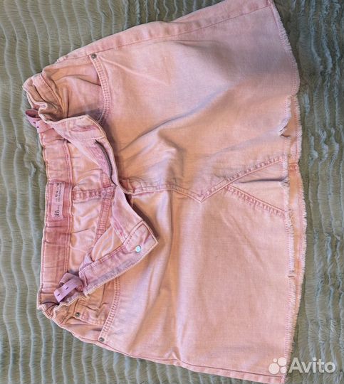 Джинсовая юбка zara размер 13-14 лет 164