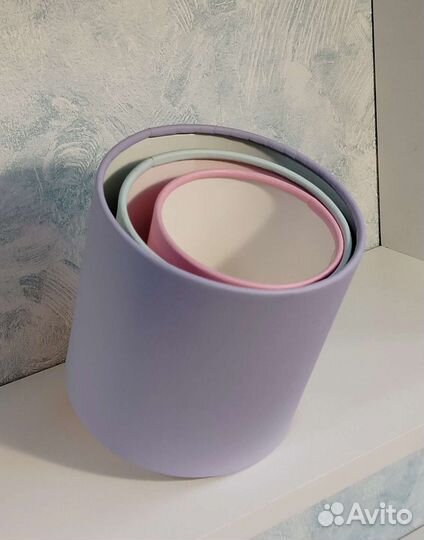 Круглые коробочки подарочные