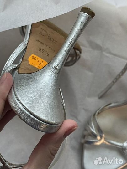 Босоножки Dior 38,5 оригинал