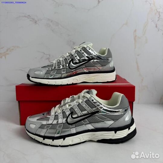 Кроссовки Nike P-6000 silver