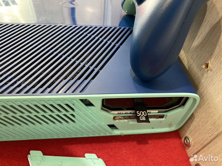 Xbox 360 Elite Blue 500 gb + 70 игр