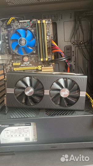 Продам или обменяю Оригинал rx 580 Nitro 4gb